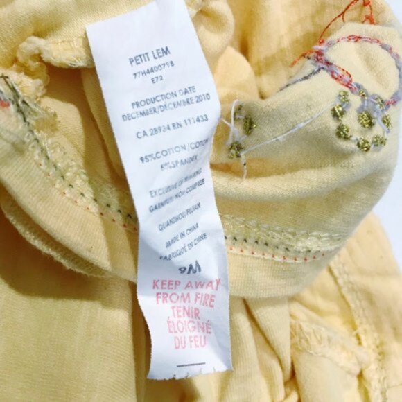 Petit Lem layered dress with bottom Sz 9 M - Picture 6 of 6